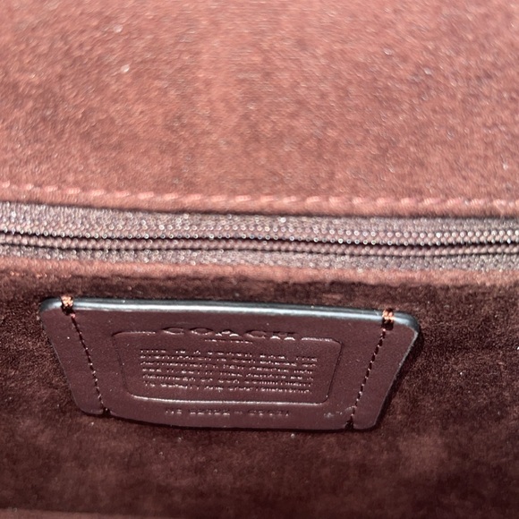 Coach Brynn Flap Crocodile Embossed and Smooth Leather Crossbody Bag NWT - Picture 10 of 11